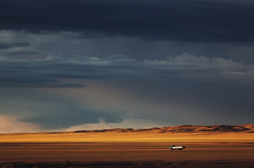 Экспедиция в Западную Монголию. День 2 / Озеро Учит-Нуур